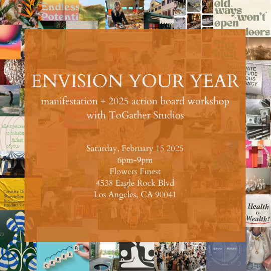 ENVISION YOUR YEAR : Manifestation & Vision Board Workshop (rescheduled!)