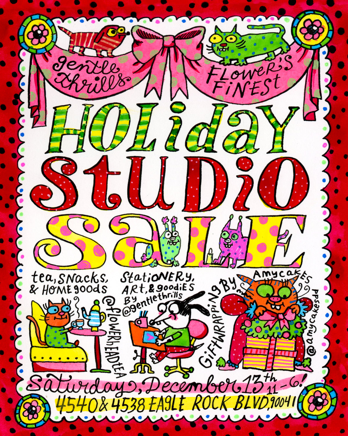 HOLIDAY BLOCK PARTY with Gentle Thrills and Amy Cakes